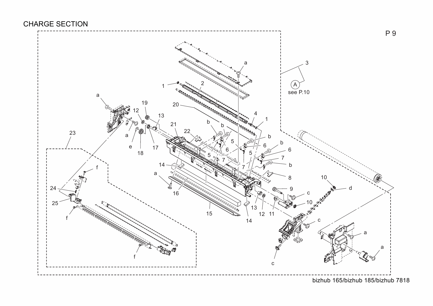 Konica-Minolta bizhub 165 185 7818 Parts Manual-3